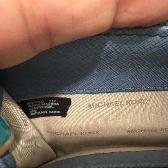 Michael Kors Slate Blue Tote and Wallet Set - Picture 15 of 15